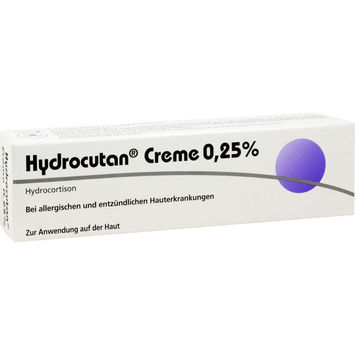 Hydrocutan Creme 0,25 % bei allergischen und entzündlichen Hauterkrankungen, 20 g Creme