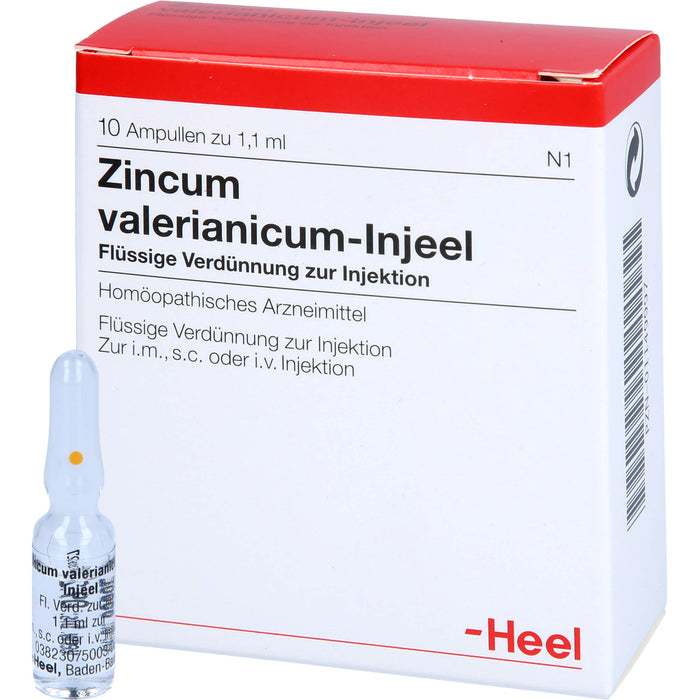 Zincum valerianicum Injeel flüssige Verdünnung, 10 pcs. Ampoules