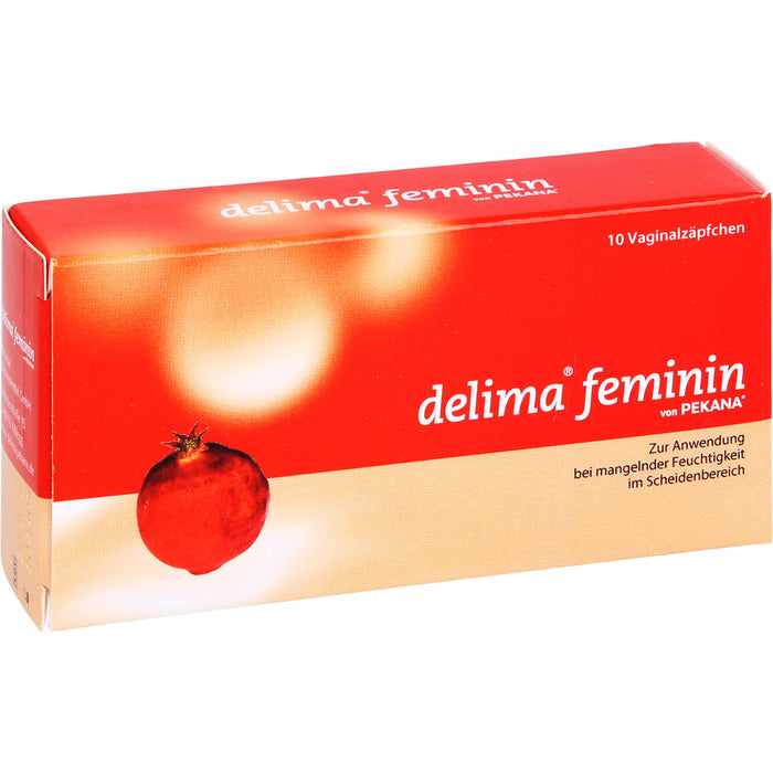 PEKANA delima feminin Vaginalzäpfchen, 10 pc Suppositoires