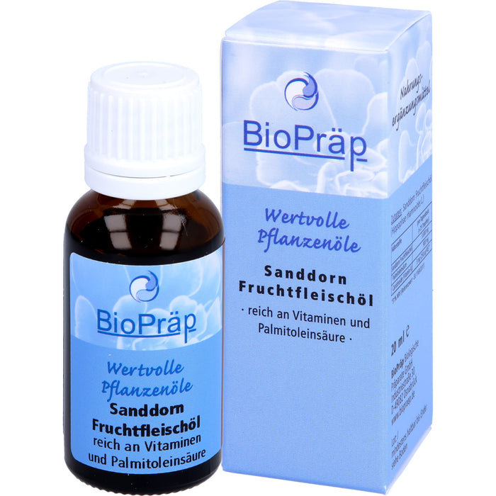 BioPräp Sanddorn Fruchtfleischöl, 20 ml Huile