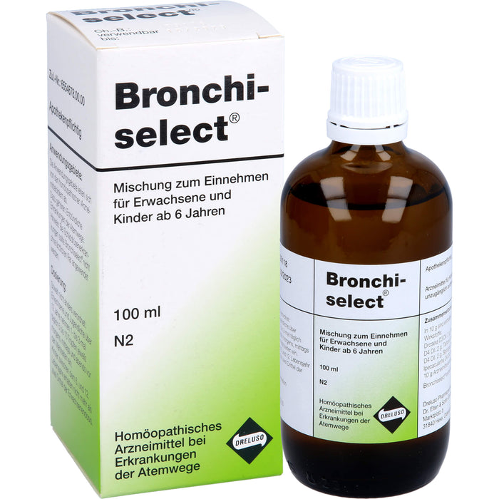 Bronchiselect Tropfen bei Erkrankungen der Atemwege, 100 ml Lösung