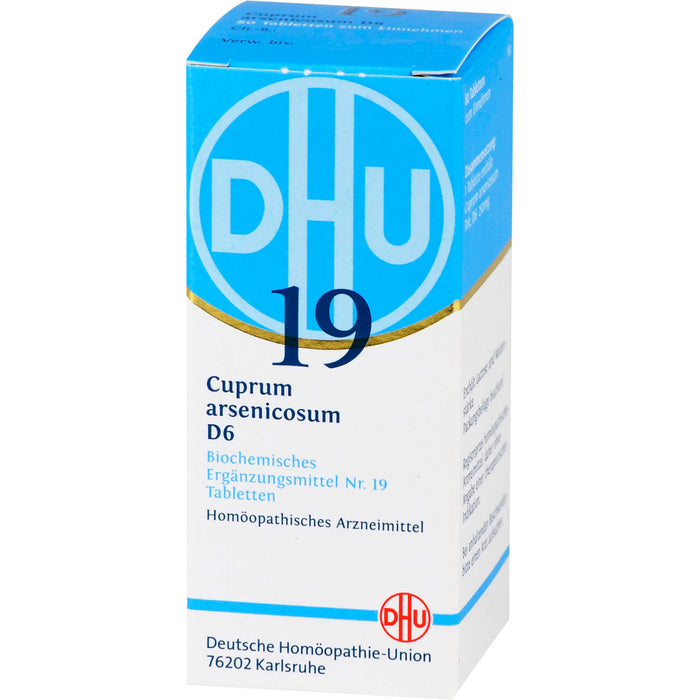 DHU Schüßler-Salz Nr. 19 Cuprum arsenicosum D6 Tabletten, 80 pc Tablettes