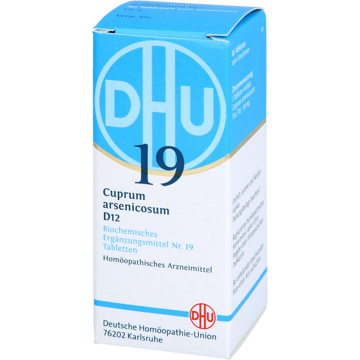 DHU Schüßler-Salz Nr. 19 Cuprum arsenicosum D12 Tabletten, 80 pc Tablettes