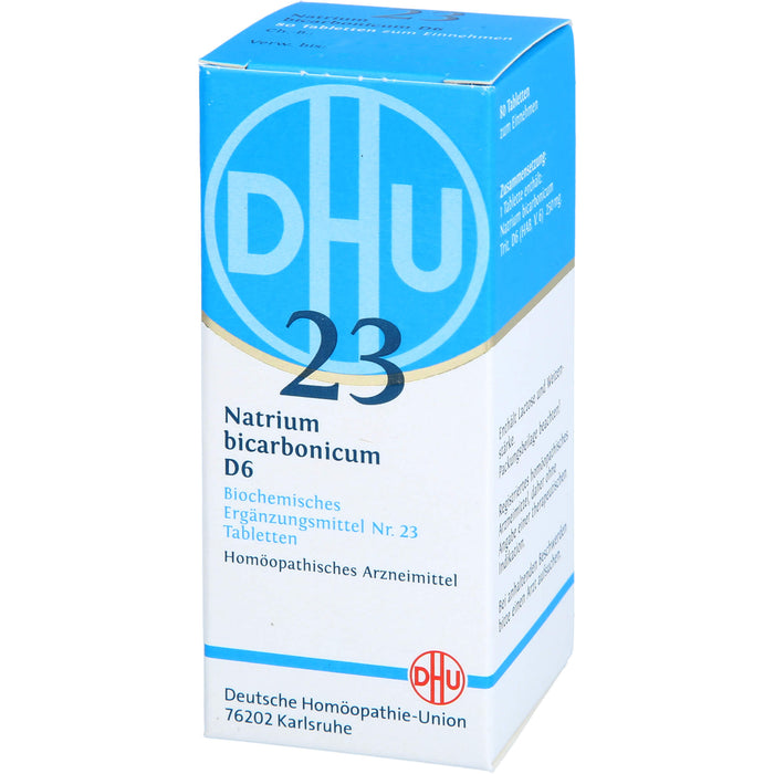 DHU Schüßler-Salz Nr. 23 Natrium bicarbonicum D6 Tabletten, 80 pcs. Tablets