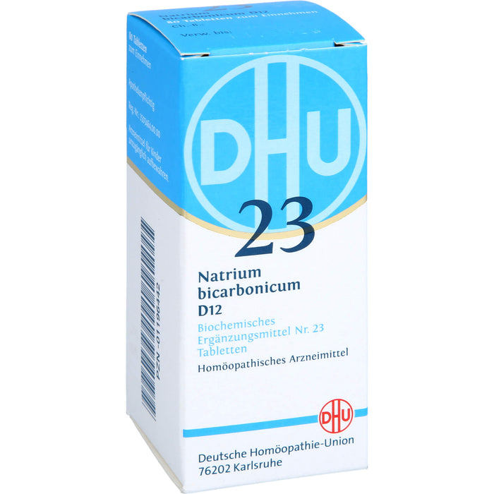 DHU Schüßler-Salz Nr. 23 Natrium bicarbonicum D12 Tabletten, 80 pcs. Tablets