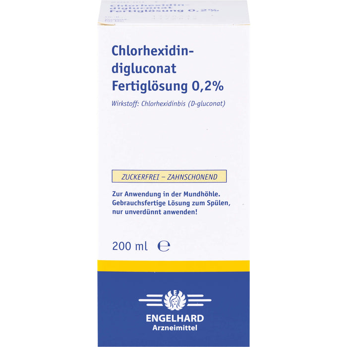 Chlorhexidindigluconat Fertiglösung 0,2 % zur Anwendung in der Mundhöhle, 200 ml Solution