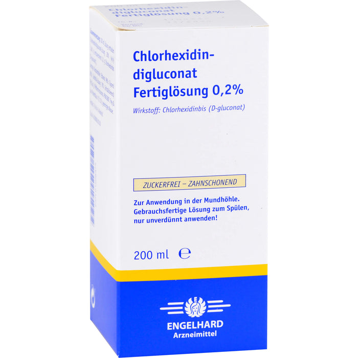 Chlorhexidindigluconat Fertiglösung 0,2 % zur Anwendung in der Mundhöhle, 200 ml Solution