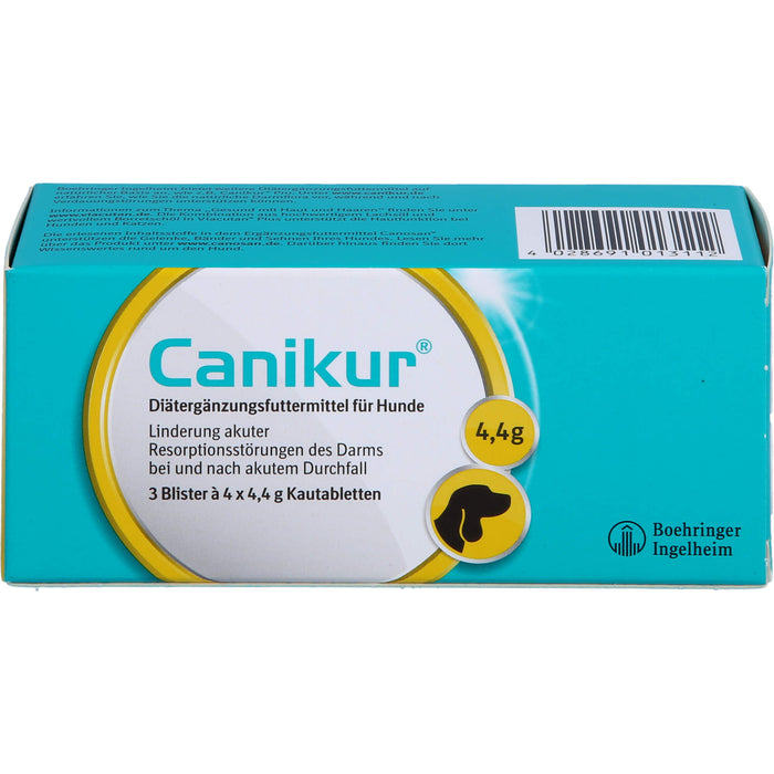 Canikur Kautabletten bei Durchfallerkrankungen bei Hunden, 12 pc Tablettes