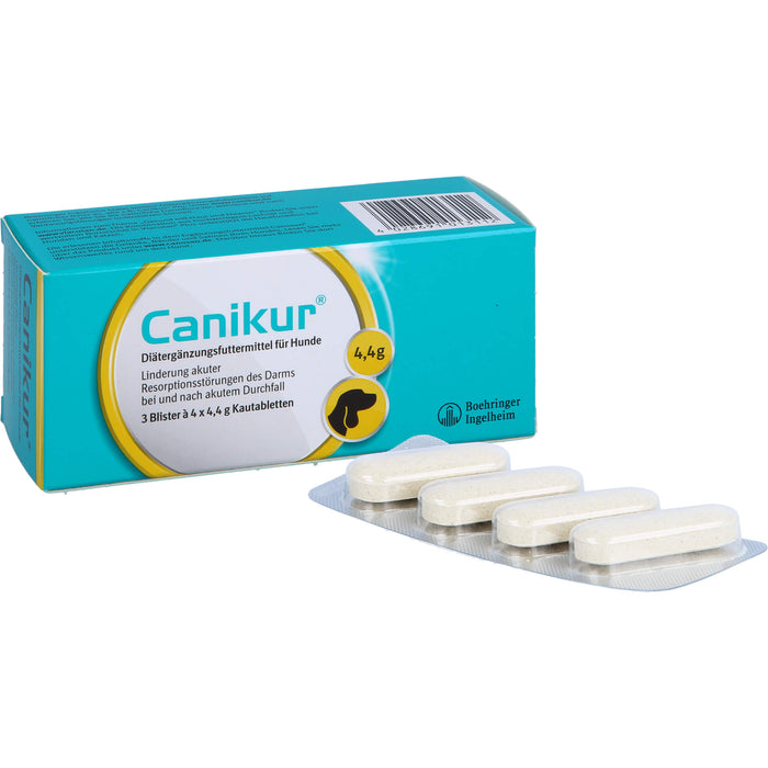 Canikur Kautabletten bei Durchfallerkrankungen bei Hunden, 12 pc Tablettes