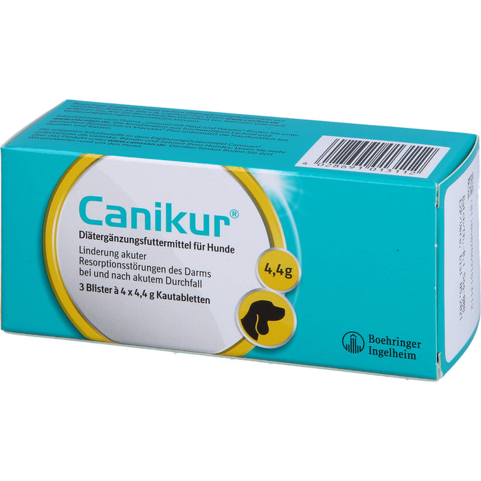 Canikur Kautabletten bei Durchfallerkrankungen bei Hunden, 12 pcs. Tablets