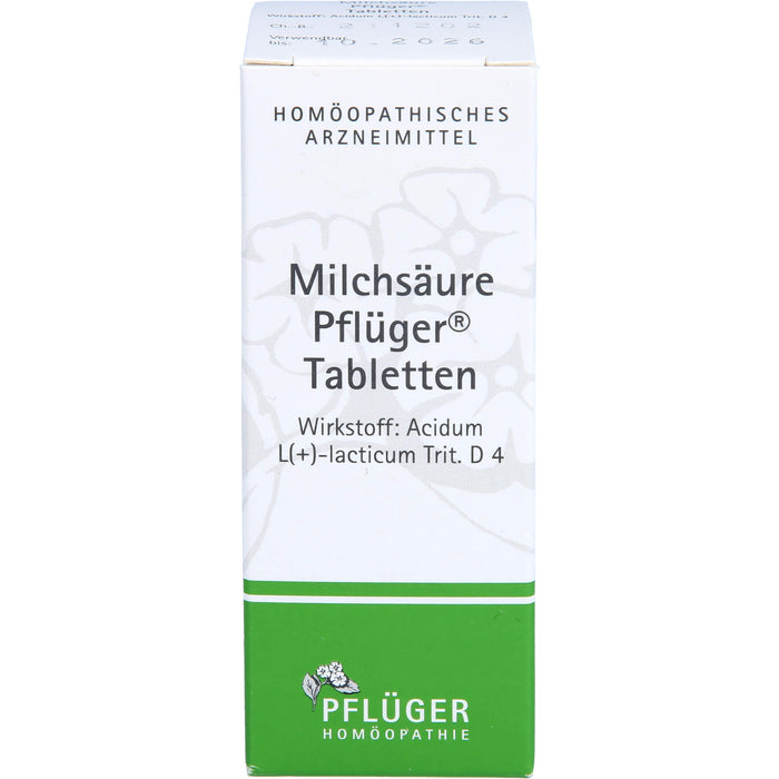 PFLÜGER Milchsäure Tabletten, 100 pc Tablettes