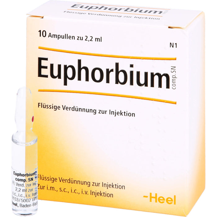 Heel Euphorbium comp. SN flüssige Verdünnung zur Injektion, 10 pc Ampoules