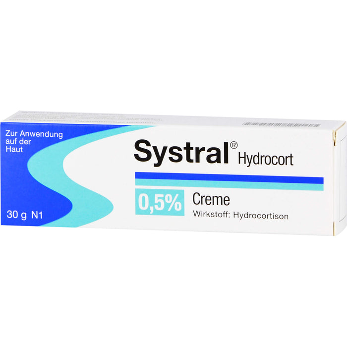 Systral Hydrocort 0.5% Creme bei allergischen & entzündlichen Hauterkrankungen, 30 g Crème