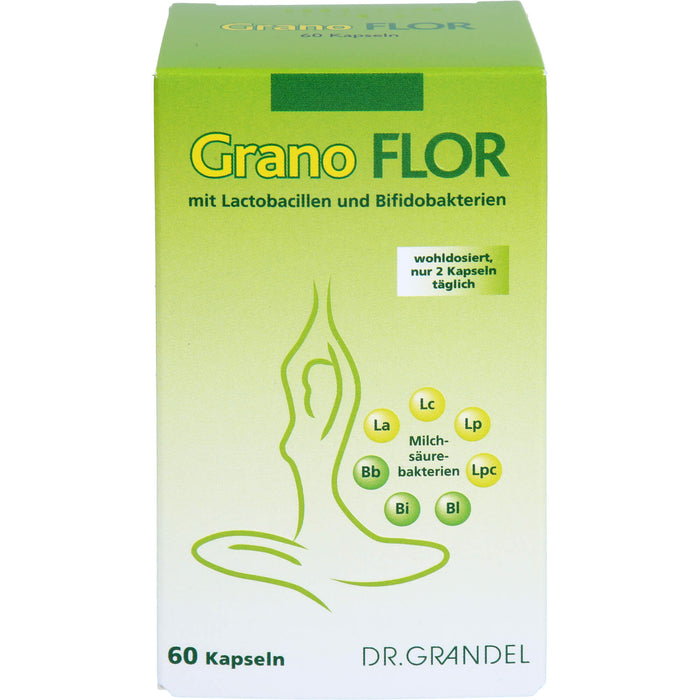 Grano Flor mit Lactobacillen und Bifidobakterien Kapseln, 60 pc Capsules