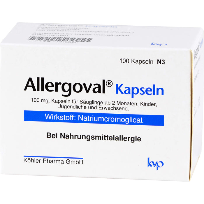 Allergoval Kapseln bei Nahrungsmittelallergie, 100 pc Capsules