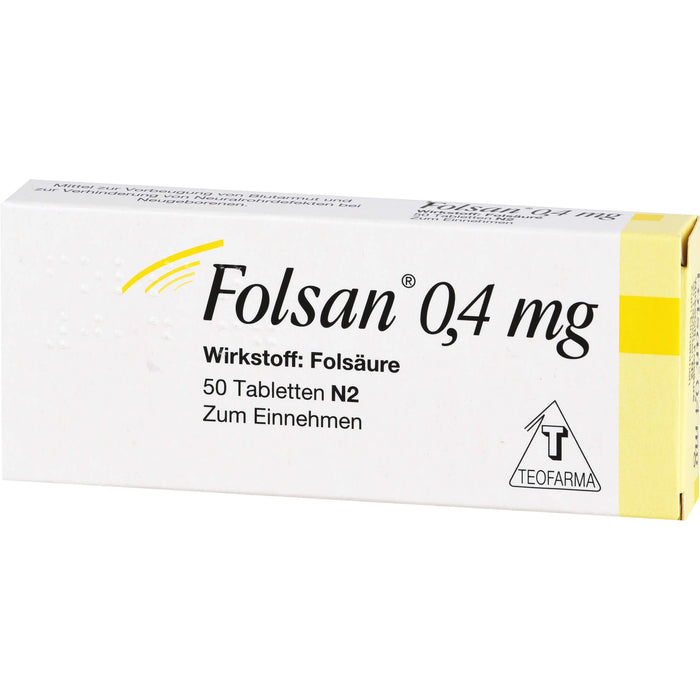 Folsan 0,4 mg Tabletten, 50 pcs. Tablets