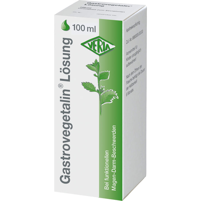 Gastrovegetalin Lösung bei Magen-Darm-Beschwerden, 100 ml Solution