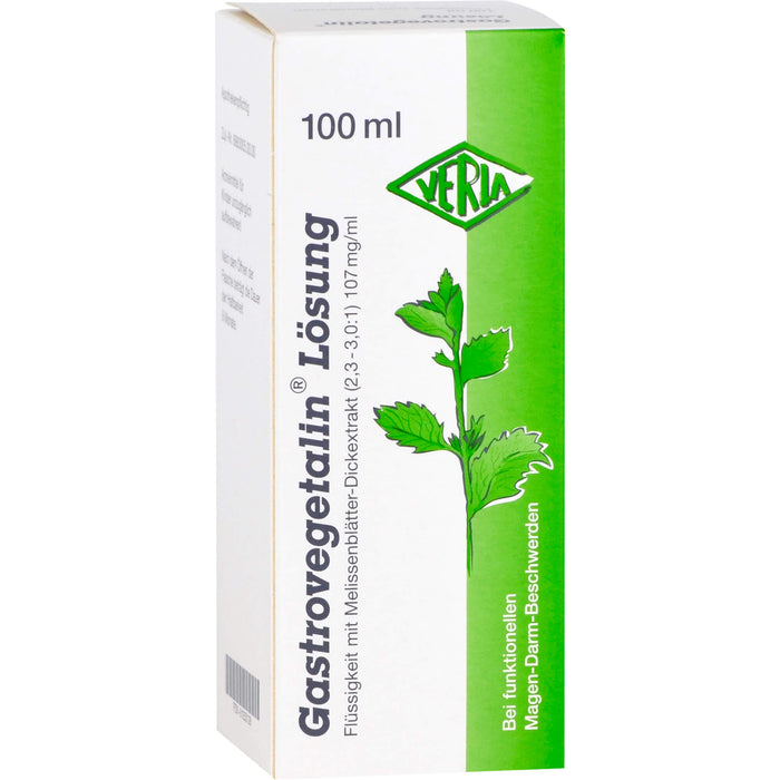 Gastrovegetalin Lösung bei Magen-Darm-Beschwerden, 100 ml Solution