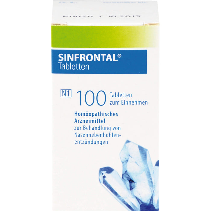 SINFRONTAL Tabletten bei Nasennebenhöhlenentzündung, 100 pcs. Tablets