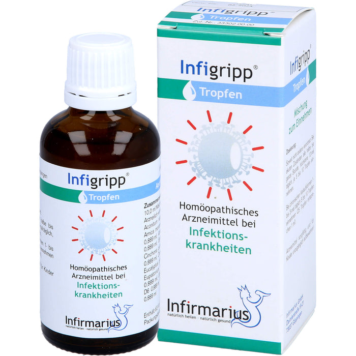 Infigripp Tropfen bei Infektionskrankheiten, 50 ml Lösung