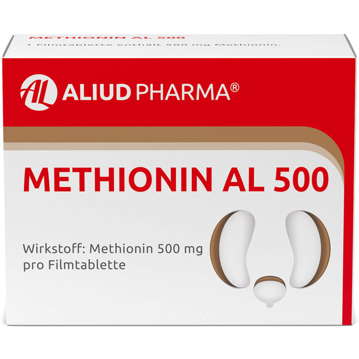 Methionin AL 500 Filmtabletten zur Harnansäuerung, 50 pc Tablettes