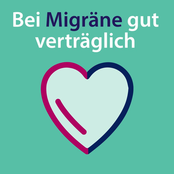 Dolormin Migräne Filmtabletten bei Migränekopfschmerzen, 10 pc Tablettes