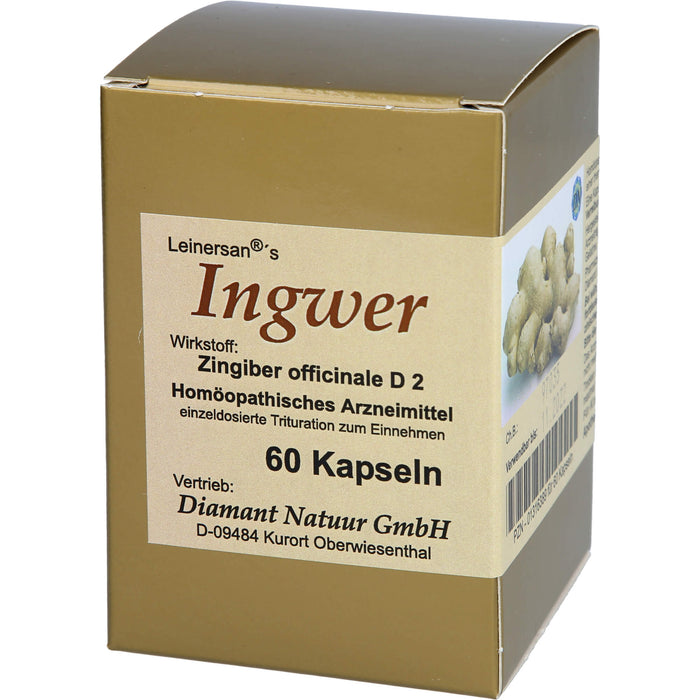 Ingwer Diamant Natuur Kapseln, 60 St KAP