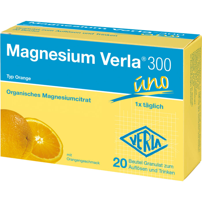 Magnesium Verla 300 uno Typ Orange Granulat, 20 St. Beutel