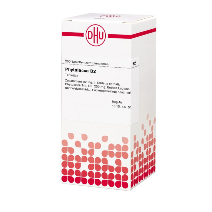 DHU Phytolacca D2 Tabletten, 200 St. Tabletten