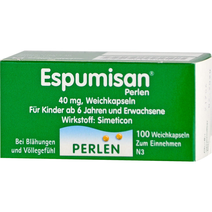 Espumisan Perlen Weichkapseln bei Blähungen und Völlegefühl, 100 pc Capsules