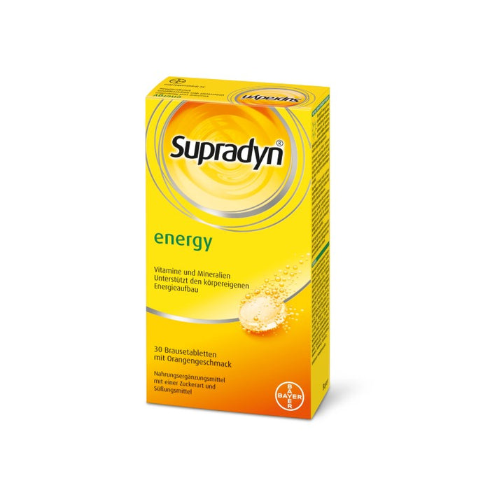 Supradyn energy Brausetabletten mit Orangengeschmack, 30 pc Tablettes