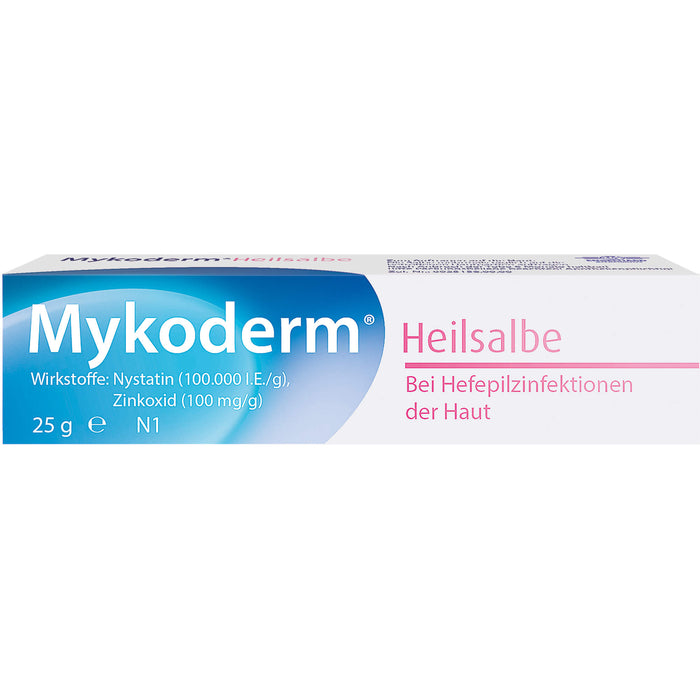 Mykoderm Heilsalbe bei Hefepilzinfektionen der Haut, 25 g Ointment