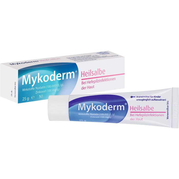 Mykoderm Heilsalbe bei Hefepilzinfektionen der Haut, 25 g Salbe