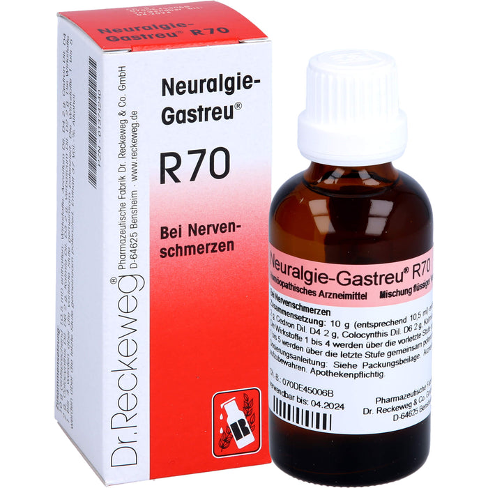 Neuralgie-Gastreu R70 Mischung bei Nervenschmerzen, 50 ml Lösung