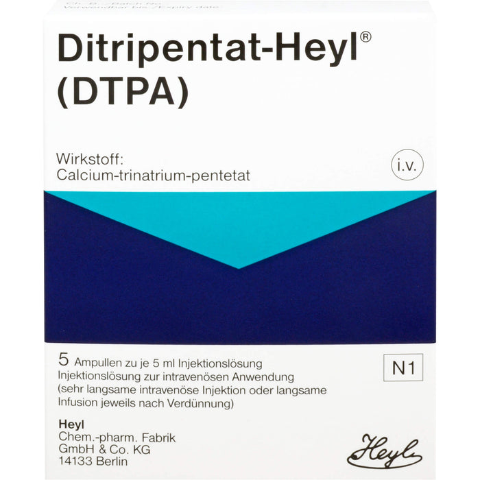 Ditripentat-Heyl (DTPA), 5 ml Lösung