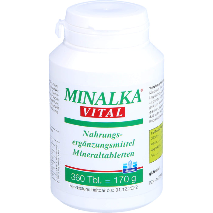 MINALKA vital Mineraltabletten, 360 St. Tabletten