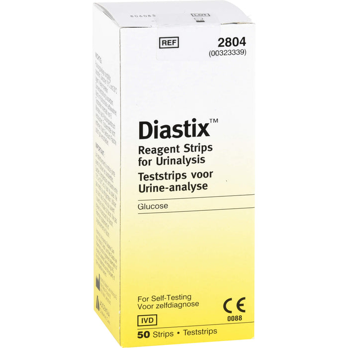 Diastix Teststreifen zur Harnanalyse, 50 pc Bandelettes réactives