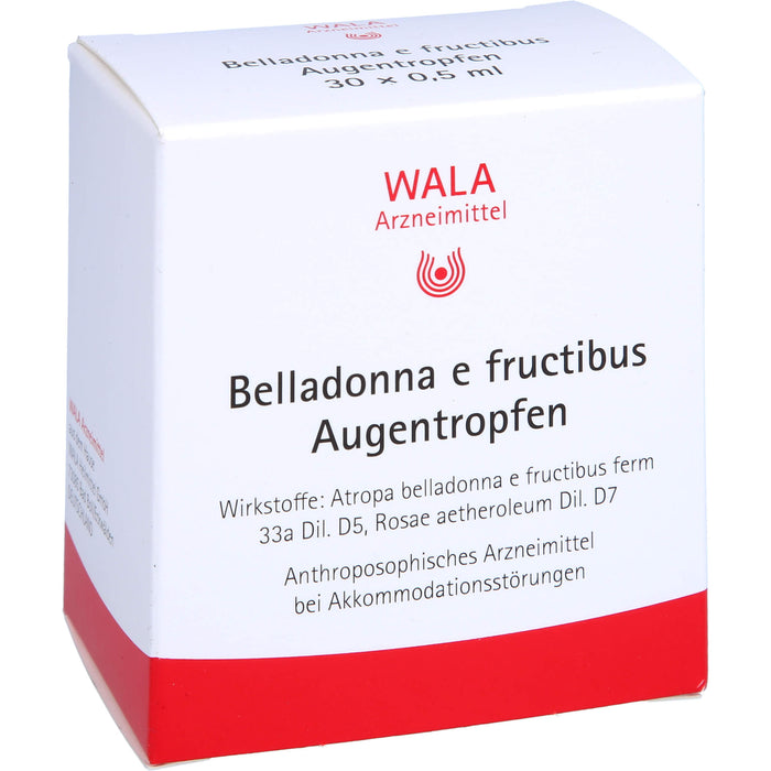 WALA Belladonna e fructibus Augentropfen, 30 pc Solution