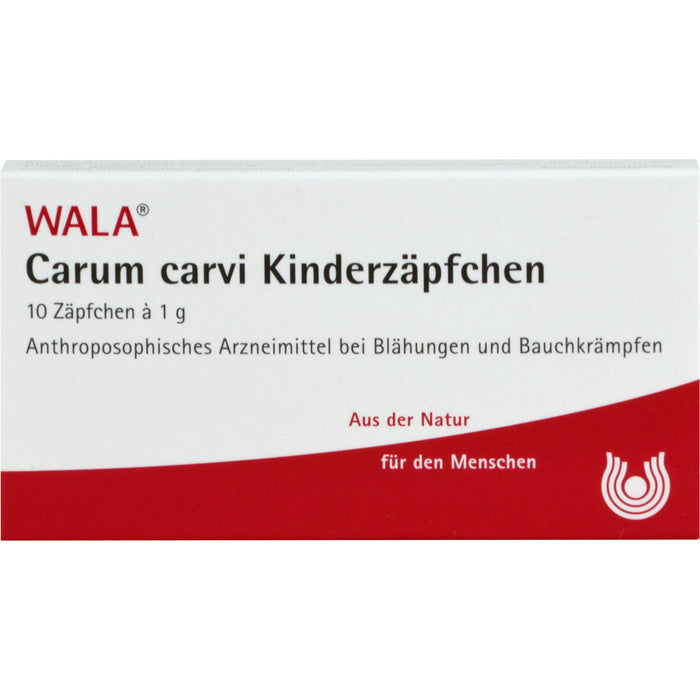 WALA Carum Carvi Kinderzäpfchen, 10 pcs. Suppositories