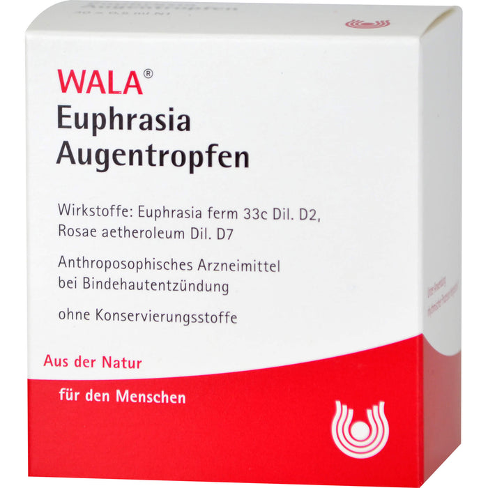 WALA Euphrasia Augentropfen, 30 pc Pipettes à dose unique