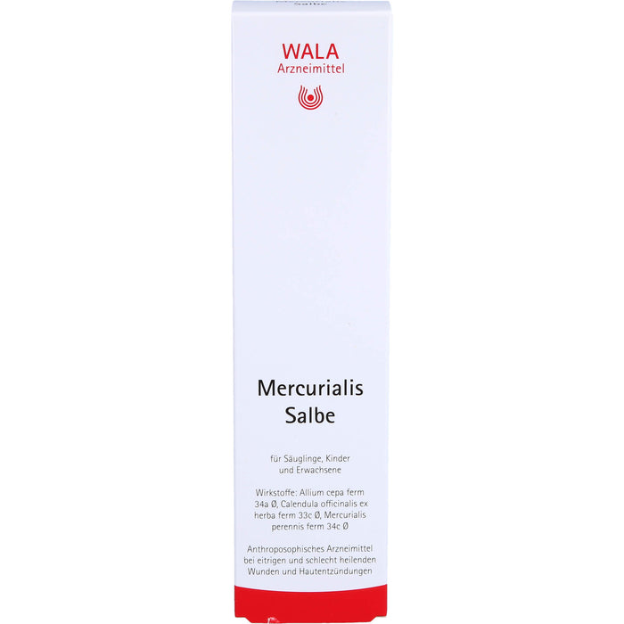 WALA Mercurialis Salbe bei eitrigen und schlecht heilenden Wunden und Hautentzündungen, 100 g Ointment