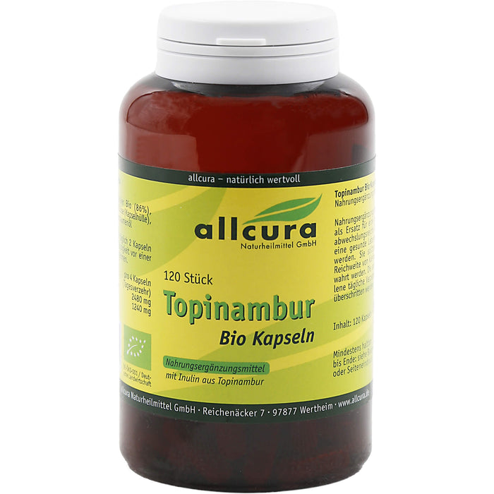 allcura Topinambur Kapseln, 120 pc Capsules