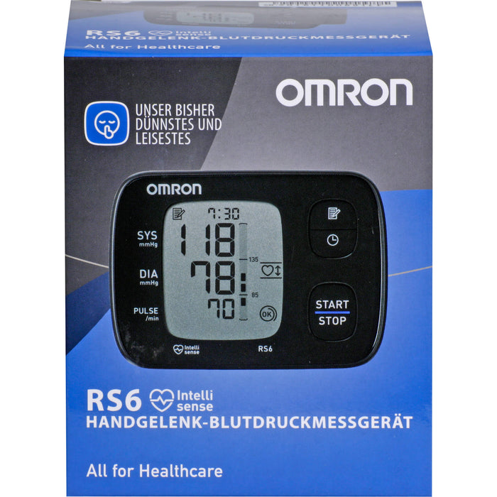 OMRON RS6 Handgelenk-Blutdruckmessgerät, 1 pc Contrôle de la pression sanguine