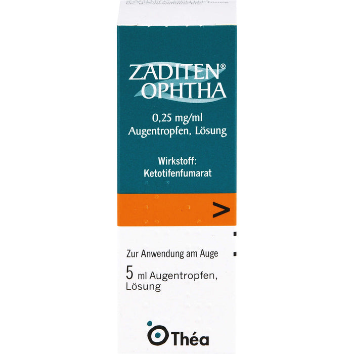 ZADITEN Ophta Augentropfen bei Heuschnupfen, 5 ml Solution