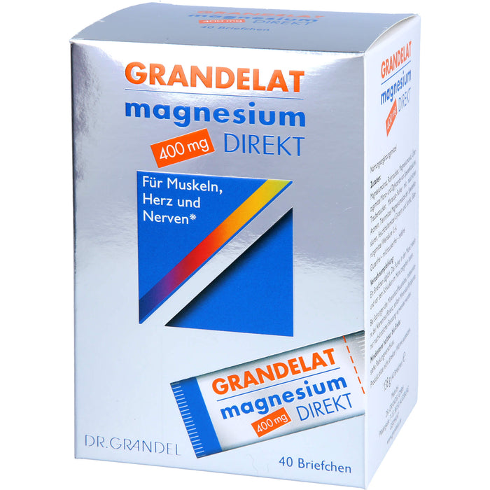 Grandelat Magnesium direkt Briefchen, 40 pc Sachets