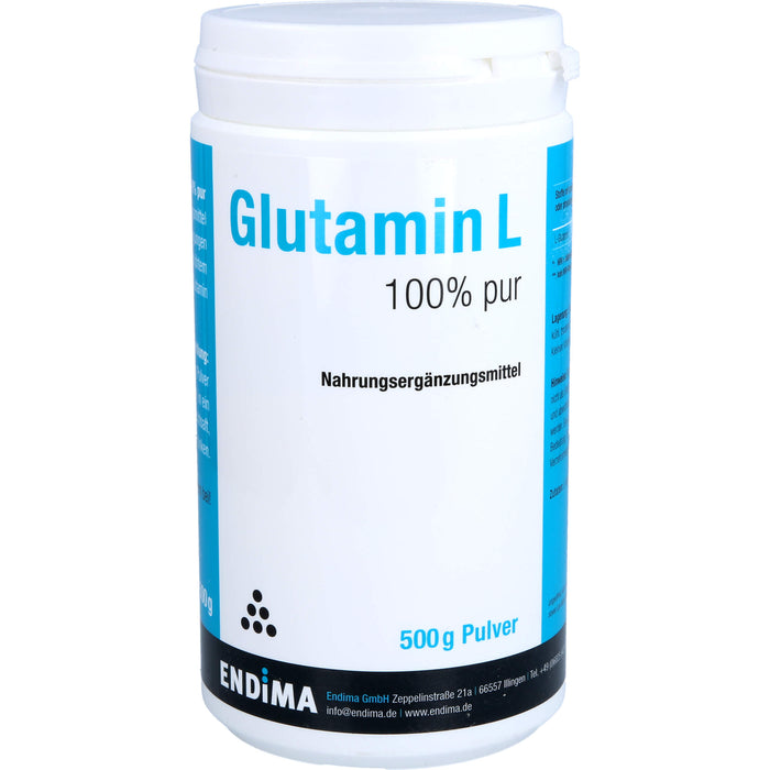 ENDIMA Glutamin L 100% PUR Pulver, 500 g Pulver