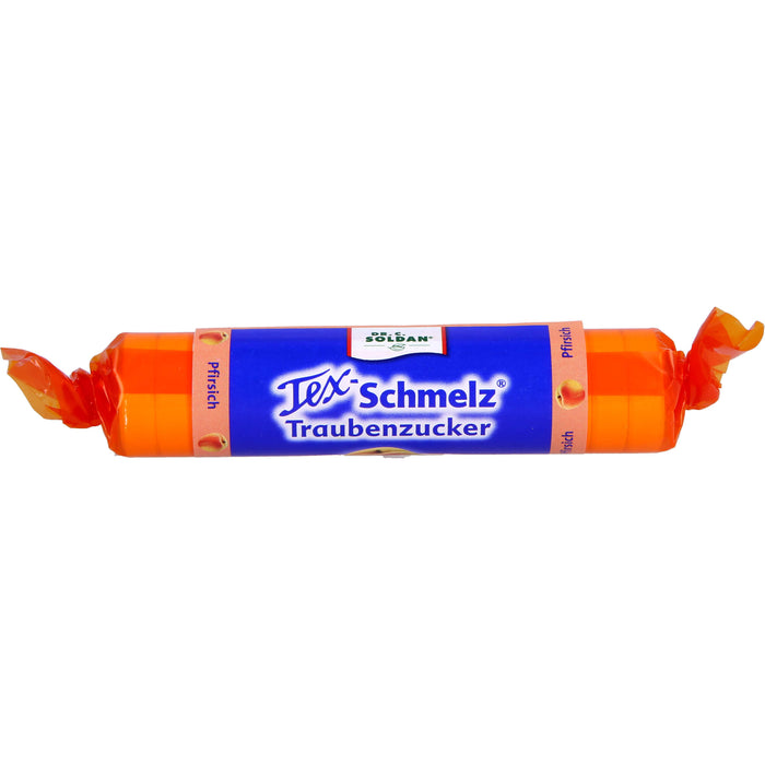 Tex-Schmelz Traubenzucker Pfirsich  Bonbons, 33 g Candies