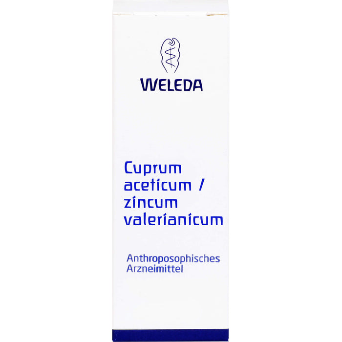 WELEDA Cuprum aceticum / Zincum valerianicum Mischung, 50 ml Solution