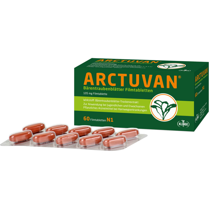 ARCTUVAN Bärentraubenblätter Filmtabletten, 60 St. Tabletten