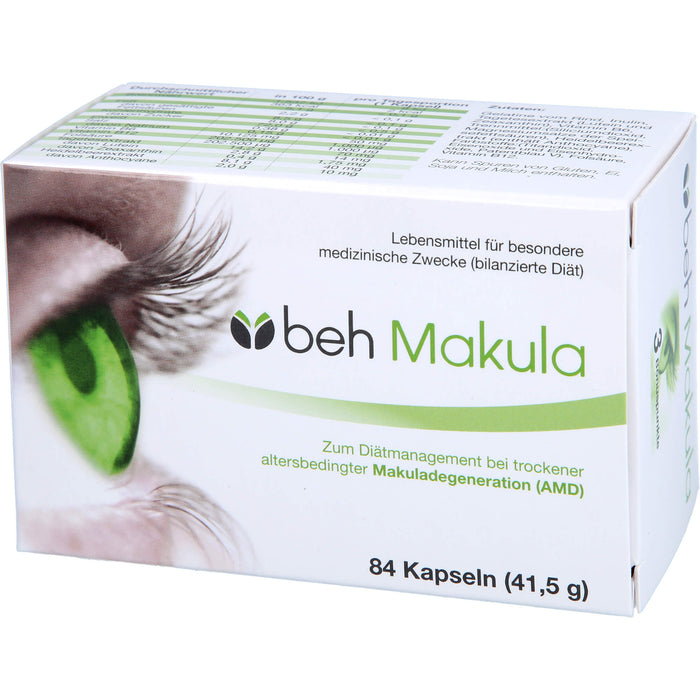 beh Makula Kapseln bei trockener, altersbedingter Makuladegeneration, 84 pc Capsules